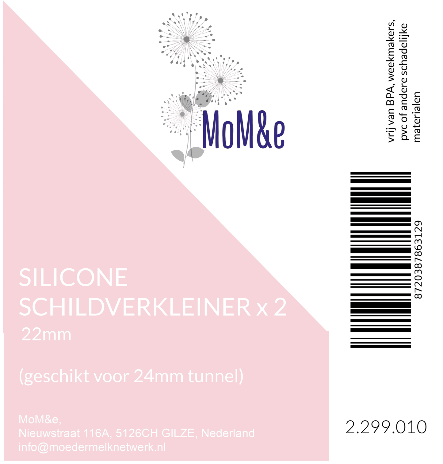 Silicone Borstschildverkleiner
